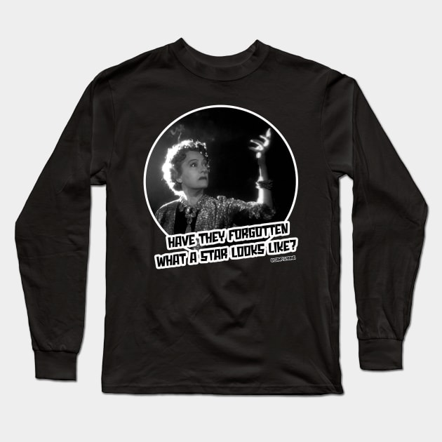 Gloria Swanson Long Sleeve T-Shirt by Camp.o.rama